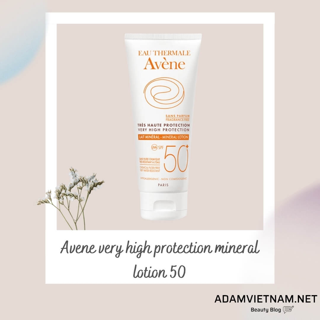 Chống nắng Avene very high protection mineral lotion 50