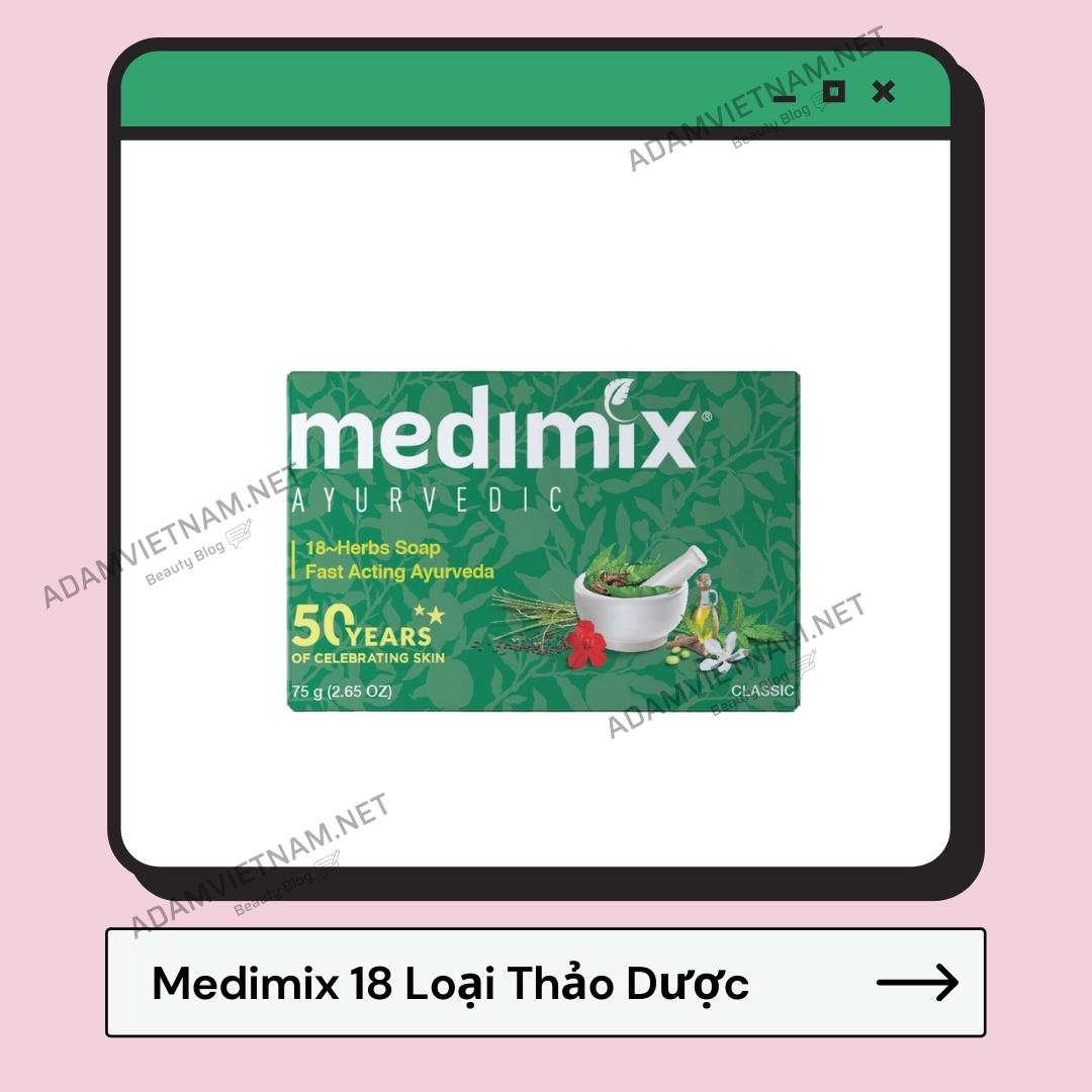 Xà phòng trị mụn lưng Medimix 18 loại thảo dược