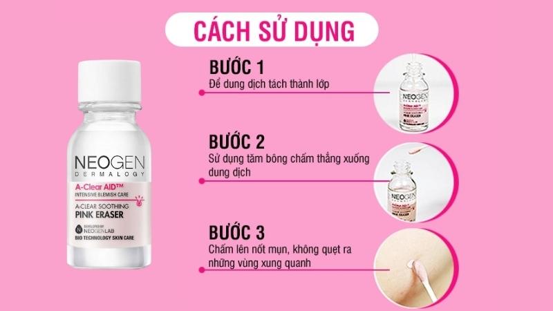 cách dùng chấm mụn neogen 